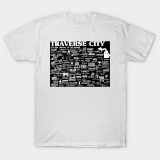 Traverse City Map T-Shirt